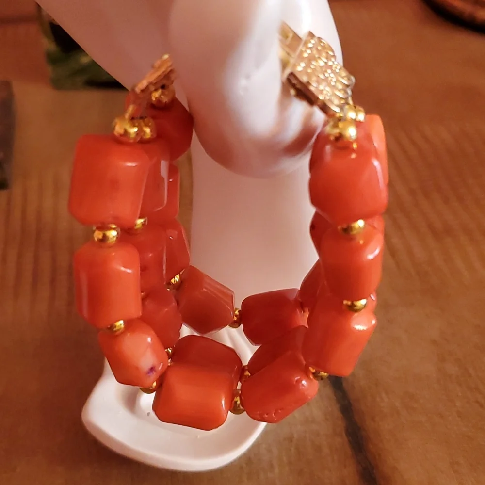 coral bracelet no373 - Picture 3 of 4